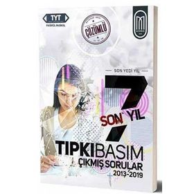 Meg Yayınları TYT Tıpkı Basım Son 7 Yıl Fasikül Çözümlü Çıkmış Sorular