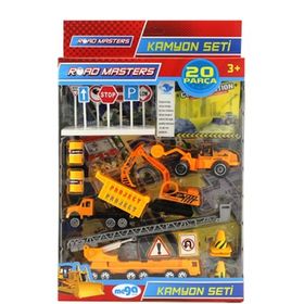 Mega 5105 Merdivenli Metal Kamyon Seti