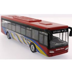 Mega 632-27 Kırmızı Metal Otobüs