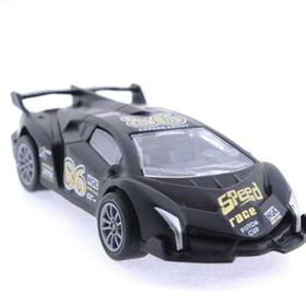 Mega 86 Die Cast Çek Bırak Metal Siyah Yarış Arabası