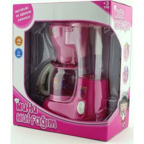 Mega Açık Pembe 0037 Mutlu Mutfağım Mini Kahve Makinasi