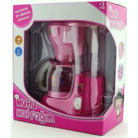 Mega Açık Pembe 0037 Mutlu Mutfağım Mini Kahve Makinasi