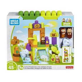 Mega Bloks FFG42 Safari Hayvanat Bahçesi Oyun Seti