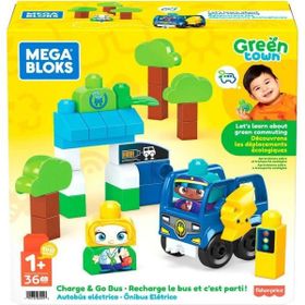 Mega Bloks HDX90 36 Parça Doğa Dostu Otobüs Seti