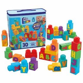 Mega Bloks HRR60 30 Parça Alfabeli Blok Çantası
