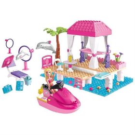 Mega Bloks MB/80244 Barbie Jet Ski Ve Yunuslar Oyun Seti