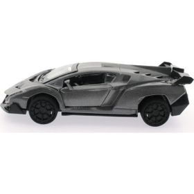 Mega Çek Bırak Gri Metal Spor Araba SL6607B Oyuncak Araba