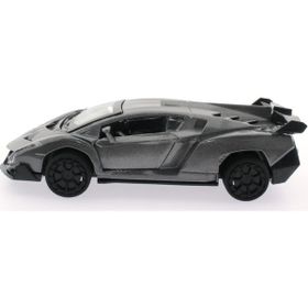 Mega Çek Bırak Gri Metal Spor Araba SL6607B Oyuncak Araba