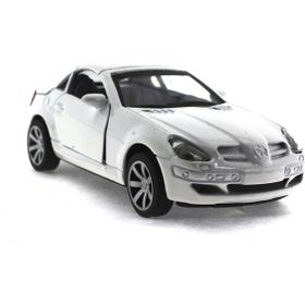 Mega Çek Bırak Mercedes Benzeri Beyaz Metal Araba