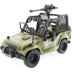 Mega Combat Force Figür ve Askeri Jeep