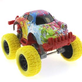 Mega Die Cast Batik Desenli Sarı Teker Araba