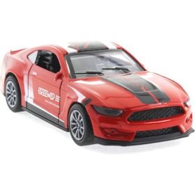 Mega Die Cast Çek Bırak Metal Kırmızı Yarış Arabası