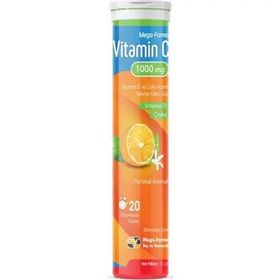 Mega Farma Vitamin C 20 Efervesan Tablet