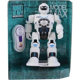 Mega HD3844 Beyaz Kutulu Müzikli Kumandalı Yürüyen Robot Oyuncak