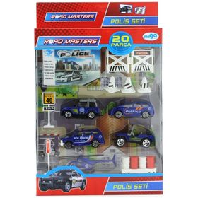 Mega JP6105 Jeepli Helikopterli Polis Seti