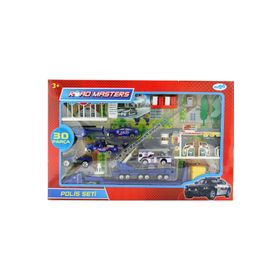 Mega JP6106 Merdivenli Metal Polis Oyun Seti
