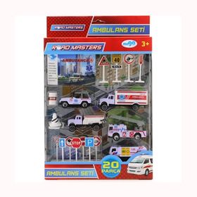 Mega JP9105 Kamyonlu Metal Ambulans Seti
