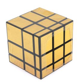 Mega Metalik Sarı Geometrik Zeka Küpü