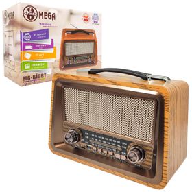 Mega MG-810BT Şarjlı Nostaljik Radyo