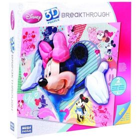 Mega Minnie Mouse 3D 250 Parça Puzzle