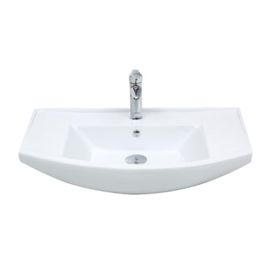 Mega Olivin 80 cm Hilton Dolap Uyumlu Etejerli Lavabo