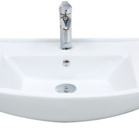 Mega Olivin 80 cm Hilton Dolap Uyumlu Etejerli Lavabo
