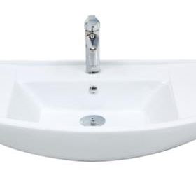 Mega Olivin 80 cm Hilton Dolap Uyumlu Etejerli Lavabo