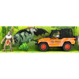 Mega Oyuncak Dinozor Avcısı Jeepli Oyun Seti