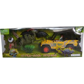 Mega Oyuncak Dinozor Avcısı Jeepli Oyun Seti