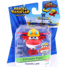 Mega Oyuncak Harika Kanatlar İnşaatçı Jett Dönüşen Mini Figür
