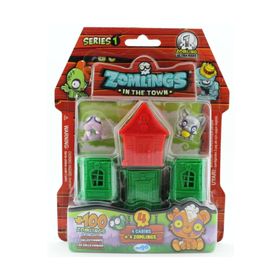 Mega P00972 Zomlings 4'lü Paket Seri 1 Kırmızı Evli Figür
