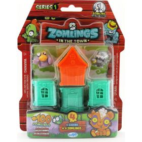 Mega P00972 Zomlings 4'lü Paket Seri 1 Turuncu Evli Figür