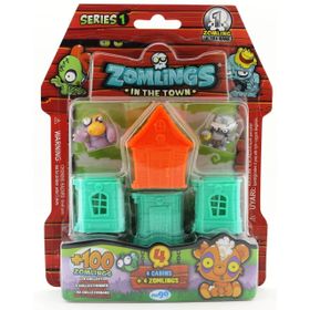 Mega P00972 Zomlings 4'lü Paket Seri 1 Turuncu Evli Figür