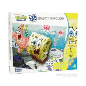Mega Puzzles Breakthrough Sponge Bob 1 110 Parça 3 Boyutlu Puzzle