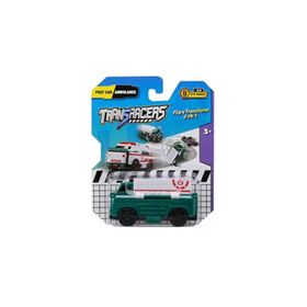 Mega Transracers Dönüşen Araçlar Posta Aracı Ambulans
