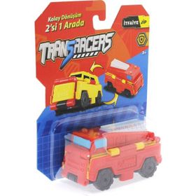 Mega Transracers Dönüşen Araçlar Vinç Itfaiye Aacı
