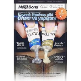 Megabond 20 gr Çift Karışım Soğuk Kaynak Macun Yapıştırıcı