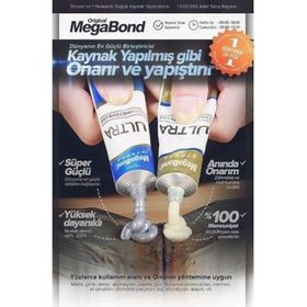 Megabond 20 gr Çift Karışım Soğuk Kaynak Macun Yapıştırıcı