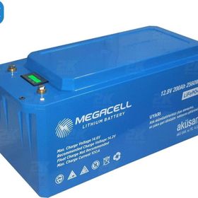 Megacell Life PO4 ABS Lityum 12.8 V 200 Ah Akü