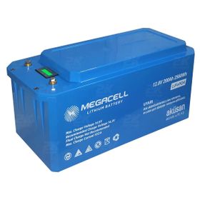 Megacell Lifepo4 12.8V 200 AH Lityum Akü