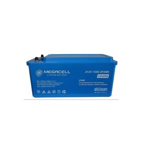 Megacell Lifepo4 Lityum Demir Fosfat ABS 25.6 V 110 Ah Akü