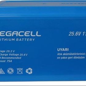 Megacell Lifepo4 Lityum Demir Fosfat ABS 25.6 V 110 Ah Akü