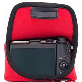 Megagear B01N48HI1Z-133 Mg1017 Olympus Pen E-pl9 E-pl8 Neopren Kırmızı Kamera Kılıfı