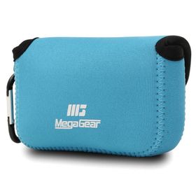 Megagear MG021 Canon Powershot SX720 HS Neopren Mavi Kamera Kılıfı