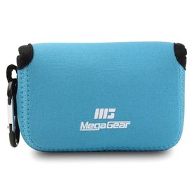 Megagear MG021 Canon Powershot SX720 HS Neopren Mavi Kamera Kılıfı