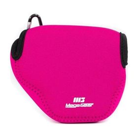 Megagear MG035 Canon Powershot SX510 HS Neopren Pembe Kamera Kılıfı