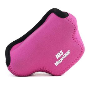 Megagear MG061 Panasonic Lumix DMC-GM1 Neopren Pembe Kamera Kılıfı