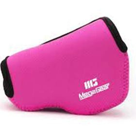 Megagear MG1078 Panasonic Lumix DC-GX850 Neopren Pembe Kamera Kılıfı