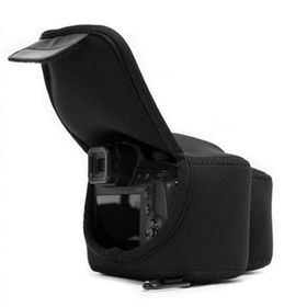 Megagear MG1165 Panasonic Lumix DC-FZ80 Neopren Siyah Kamera Kılıfı