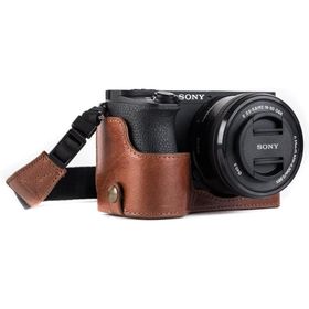 Megagear MG1204 Koyu Kahverengi Sony Alpha A6500 Fotoğraf Makinesi Çantası